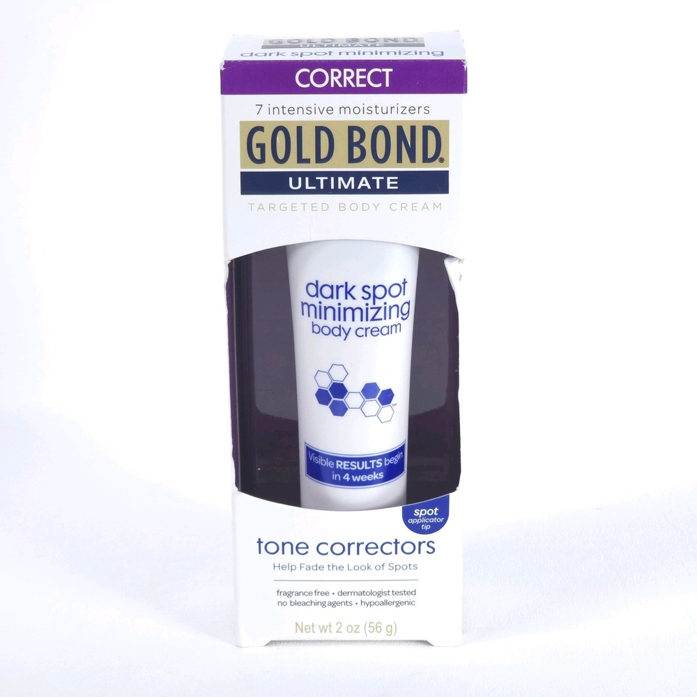 Gold Bond Ultimate DARK SPOT MINIMIZING BODY CREAM Tone Corrector 2 oz NEW